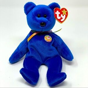 Ty Beanie Baby Official Club Bear "Clubby" July 7,1998